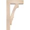 Ekena Millwork Balboa Block Smooth Bracket w/ Offset Brace, Douglas Fir, 5 1/2"W x 16"D x 28"H BKT0604X16X28BOA05SDF - alternate 2